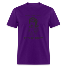 Load image into Gallery viewer, Oh My Goodness It&#39;s So Big Black Unisex Classic T-Shirt - purple
